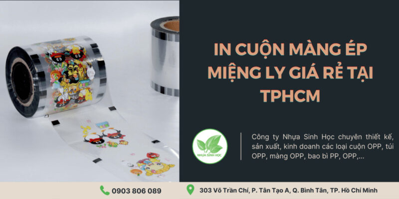 in cuộn màng ép miệng ly