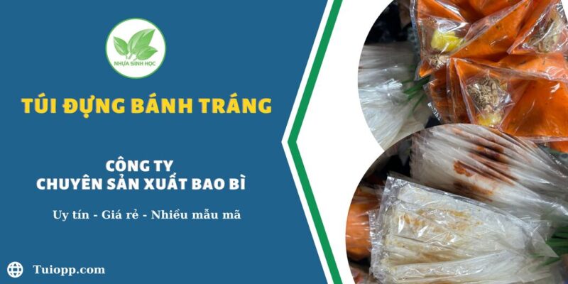 Banner túi đựng bánh tráng