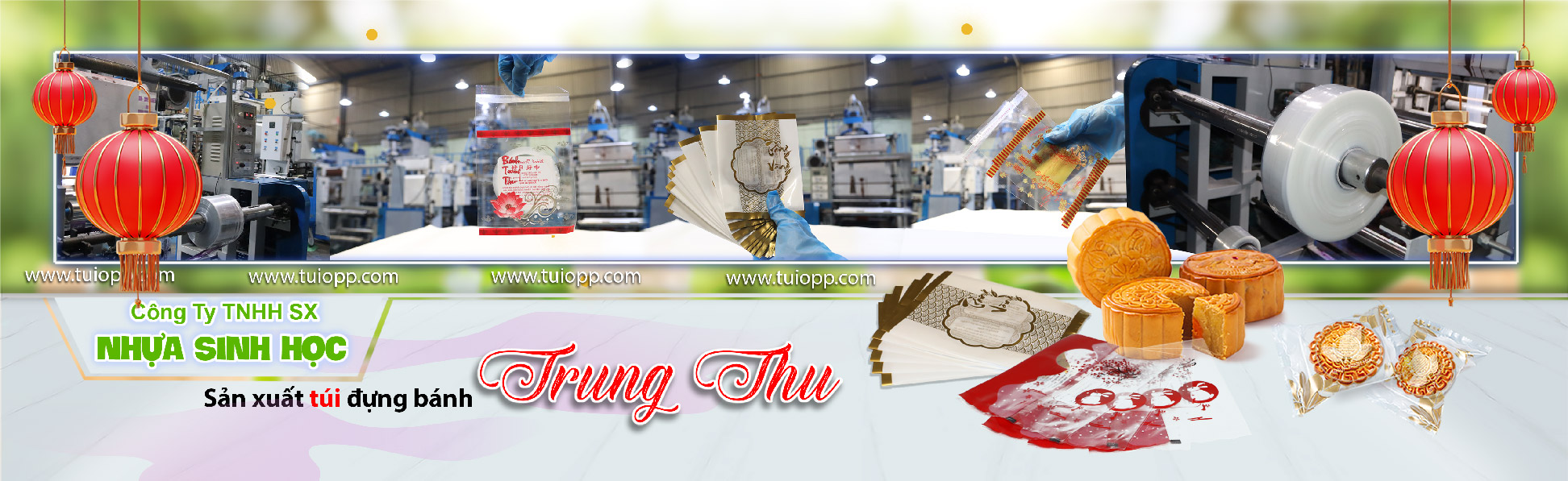 banner túi OPP bánh trung thu