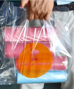 Túi hột xoài PP trong in logo