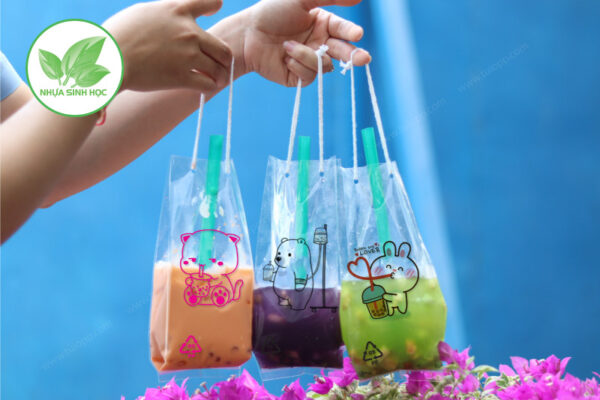 Túi PP đựng trà sữa