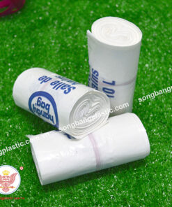 Alternative view of Túi Rác Dây Rút In Logo